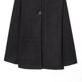 Stylish Warm Flexible Blend with-scarf Jacket