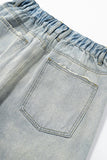 Streetwear Ripped Casual Wide Leg Denim Jeans