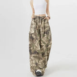 Streetwear Casual Vintage Camouflage Cargo Jeans