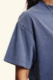 Women's Washed Stitching Crop Top