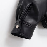 Essential Streetwear Patchwork Leather Effect Jacket