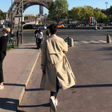 Stylish England Trenchcoat Retro Leisure Coat