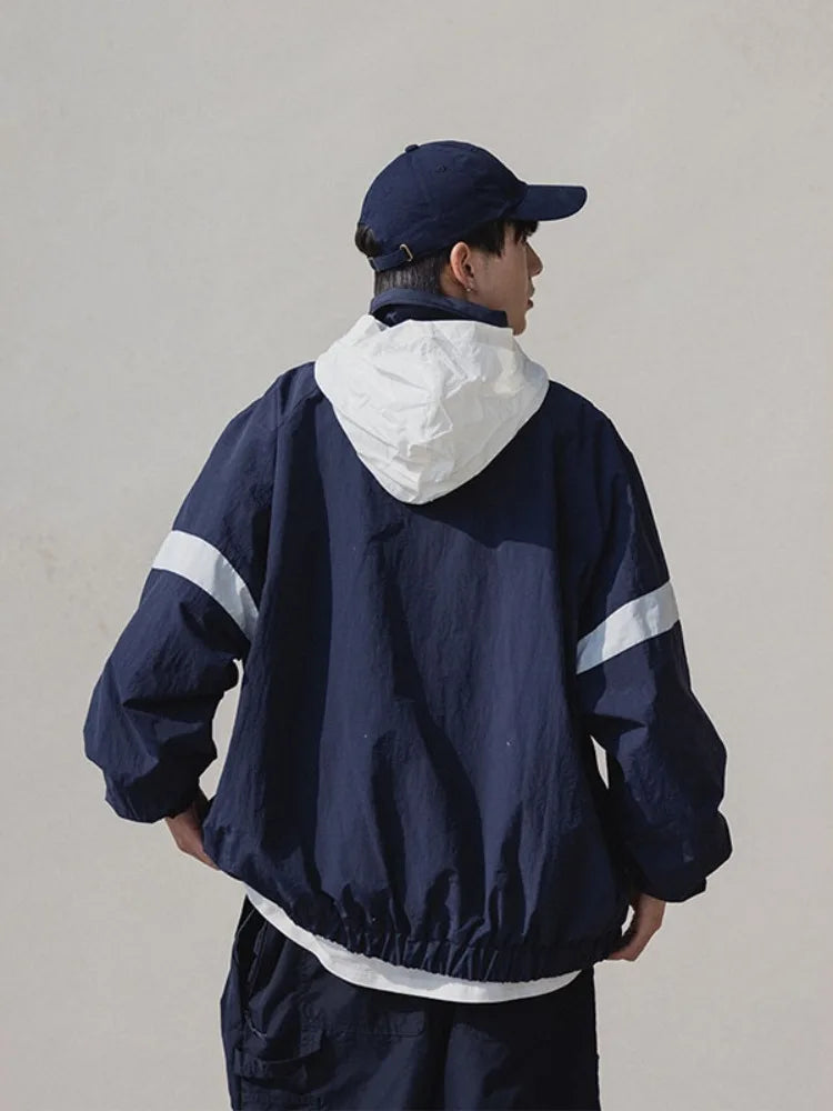 Waterproof Patchwork Varsity Jacket