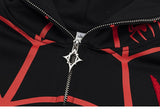 Y2K Spider Embroidery Oversized Hoodie