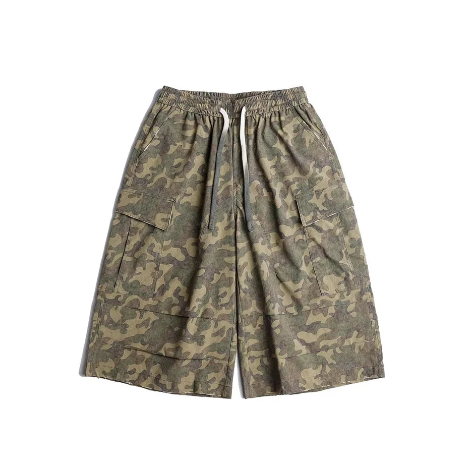 Straight & Sleek Camouflage Tactical Cargo Jorts