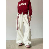 American Cool Retro Wide Leg Sweatpants