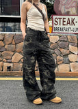 Cozy Camouflage High Rise Cargo Pants