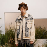 Vintage Flower Patch Denim Jacket