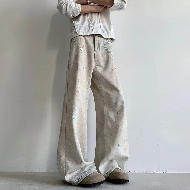Back to Basics Washed Wide Leg Denim Jeans