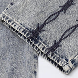 Barbed Wire Straight-leg Jeans