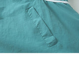 Oversized Windbreaker Striped Jacket