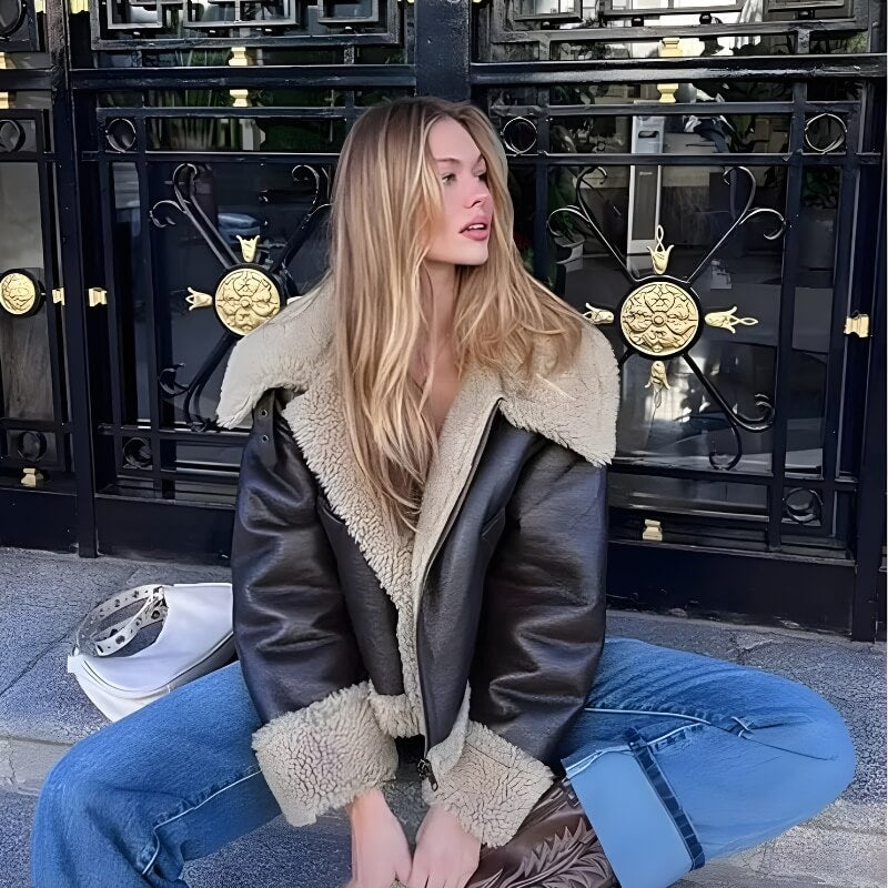 Shearling Aviator Jacket