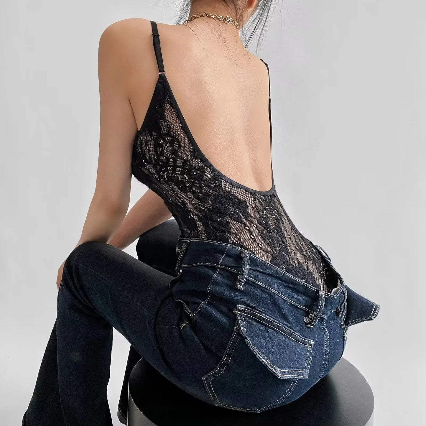 Sheer Lace Bodysuit