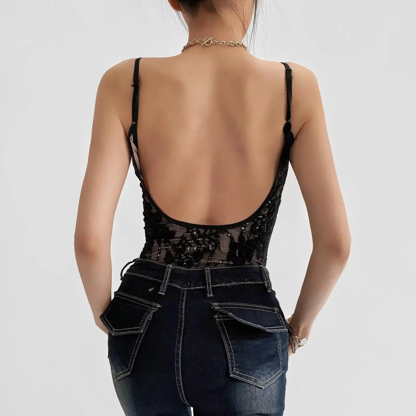 Sheer Lace Bodysuit