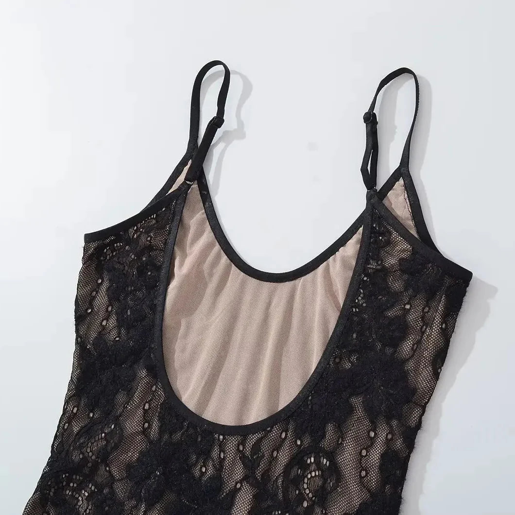 Sheer Lace Bodysuit