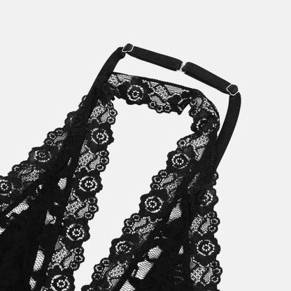 Sheer Lace Two Piece Set