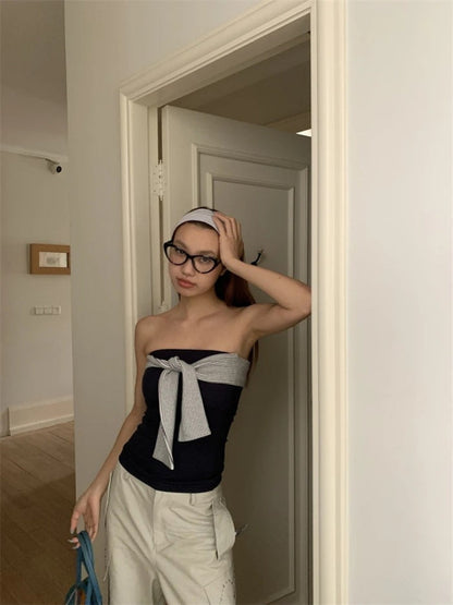 Shirt Tie Top
