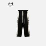 Side Striped High-waist Sweatpants