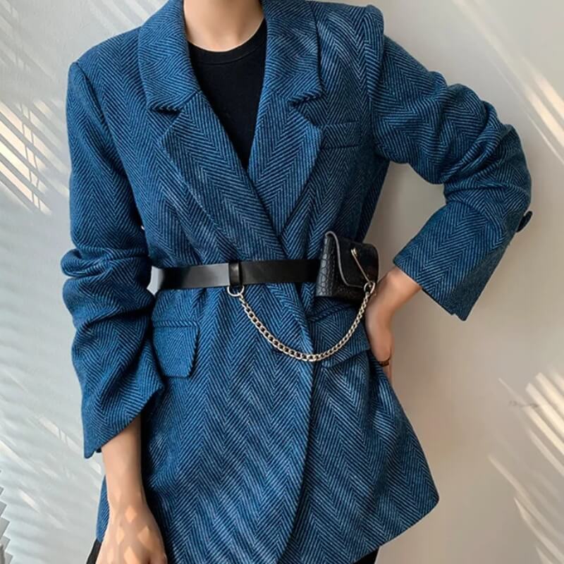 Single Button Blazer