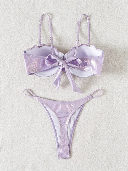 Snake Balconette Bikini Set