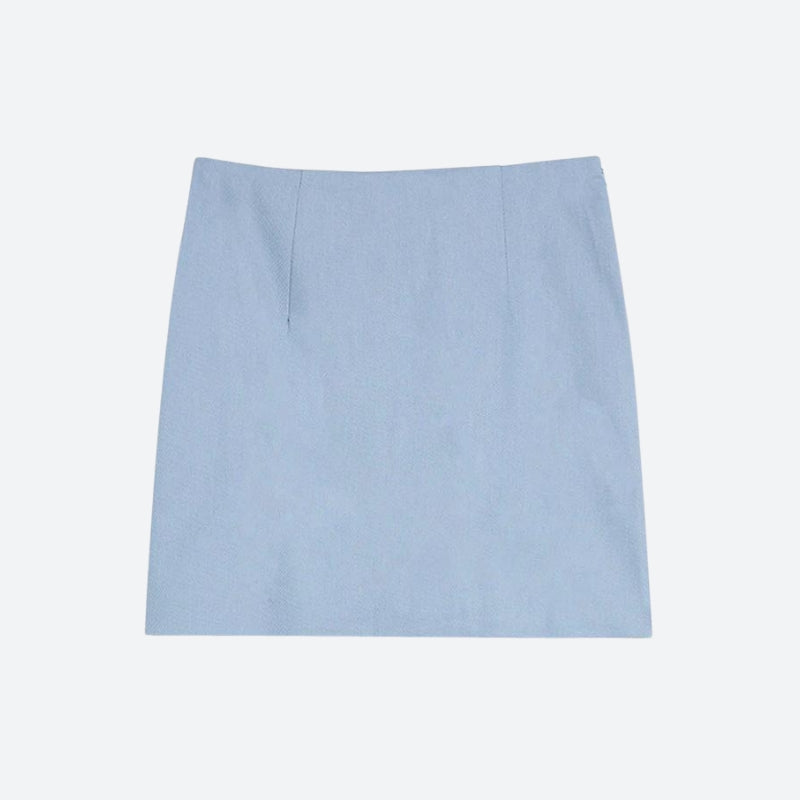 Heart Print Mini Skirt