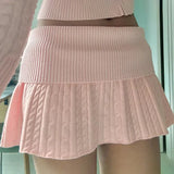 Soft Pink Mini Skirt
