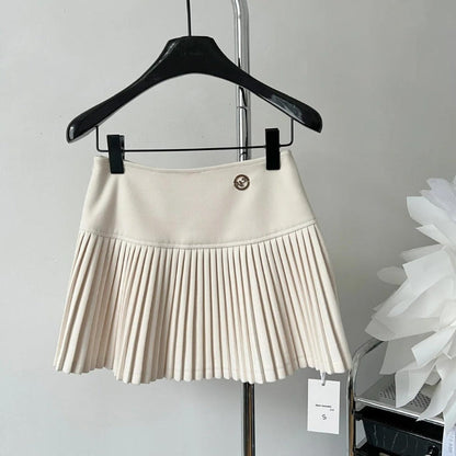 Premium Soft Girl Pleated High-Rise Mini Skort for Stylish Comfort