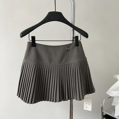 Premium Soft Girl Pleated High-Rise Mini Skort for Stylish Comfort