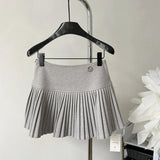 Soft Girl Pleated High-Rise Mini Skort