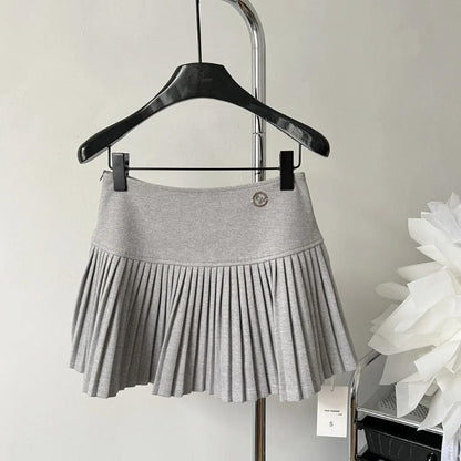 Premium Soft Girl Pleated High-Rise Mini Skort for Stylish Comfort