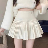 Soft Girl Pleated High-Rise Mini Skort