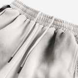 Spray-Effect Athletic Shorts
