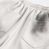 Spray-Effect Athletic Shorts