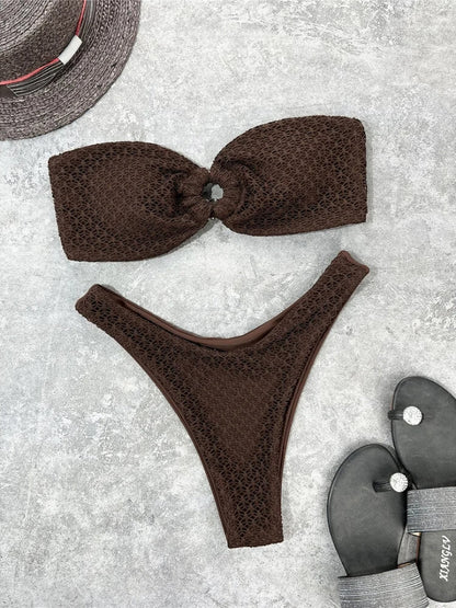 Strapless Bikini Set