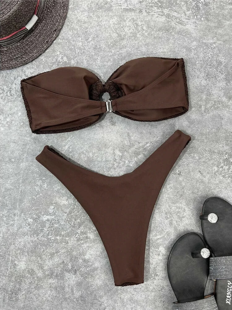 Strapless Bikini Set