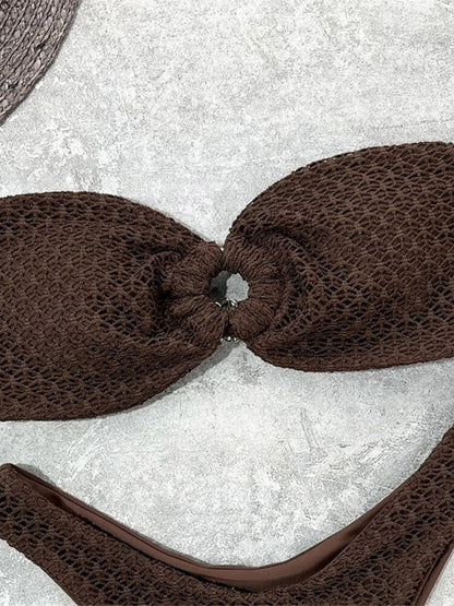 Strapless Bikini Set