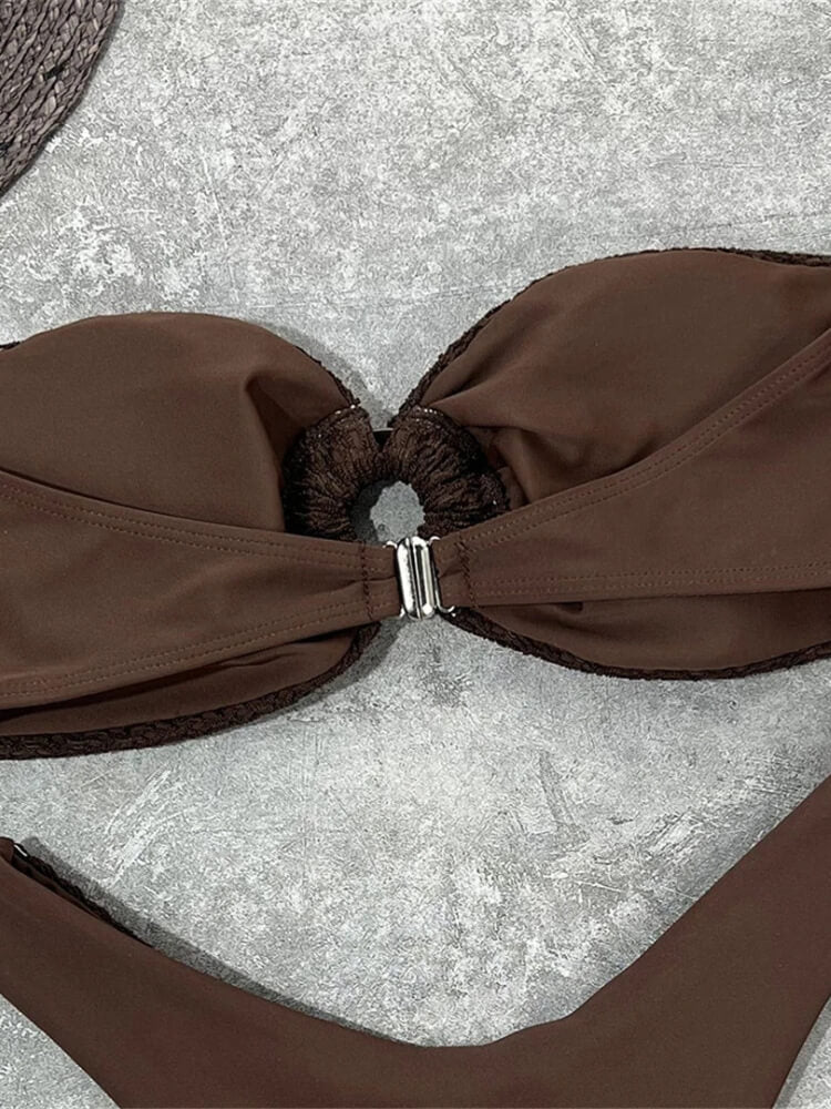 Strapless Bikini Set