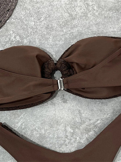 Strapless Bikini Set