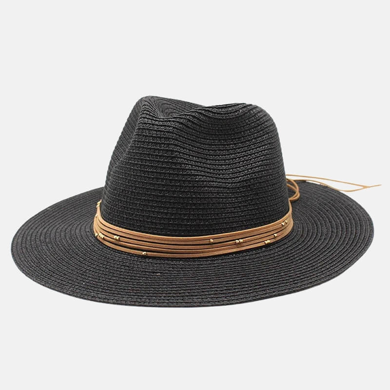 Straw Fedora Hat