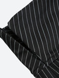 Striped Mini Skirt for Office Wear