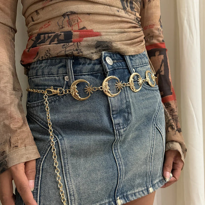 Sun & Moon Belly Chain