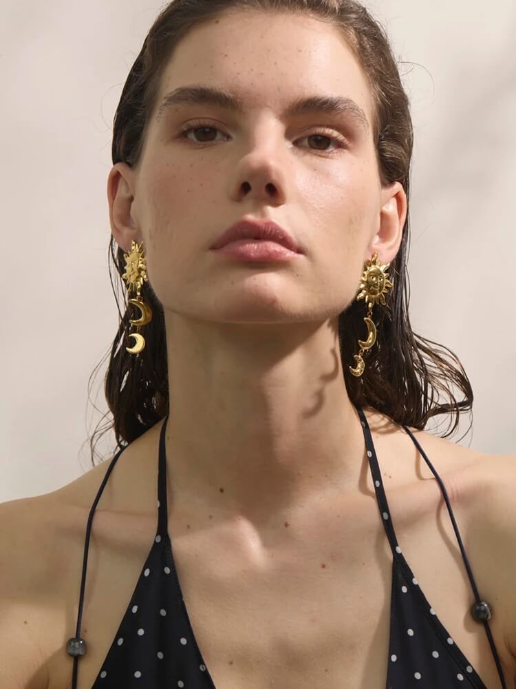Sun Moon Earrings