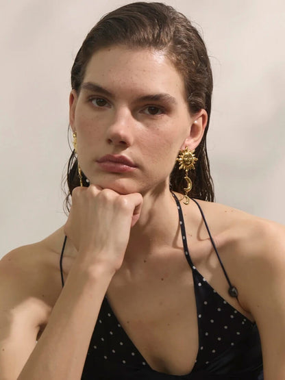 Sun Moon Earrings
