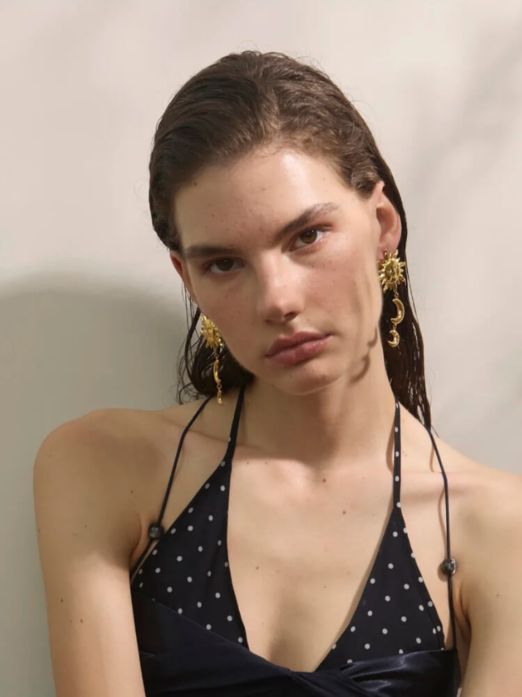 Sun Moon Earrings