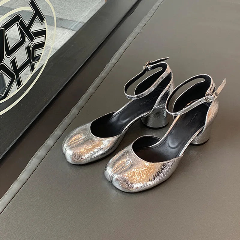 Tabi Block Heels
