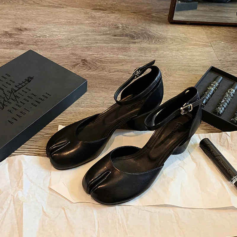 Tabi Block Heels