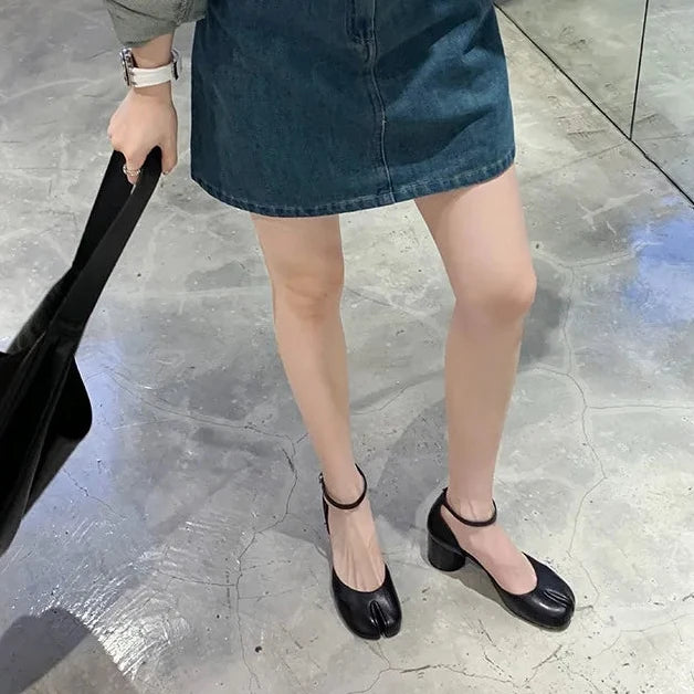 Tabi Block Heels