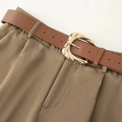 Tailored Wide Leg Pants