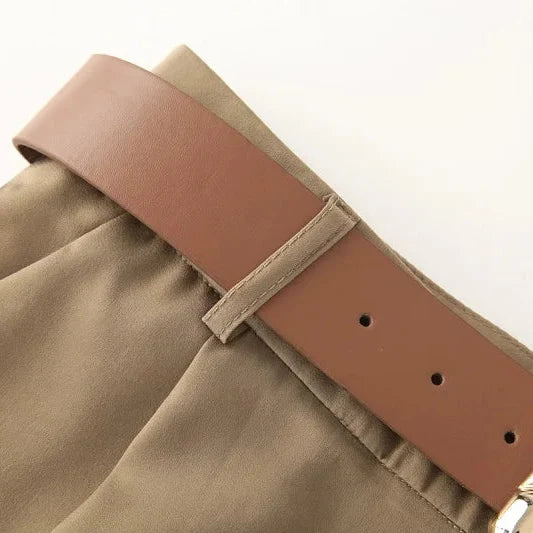 Tailored Wide Leg Pants