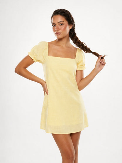 Tie Back Mini Dress